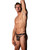 Love Star Thong With Ring - Black L/XL