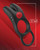 Massive Red Dot Cock Ring V1 - Black