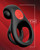 Massive Red Dot Cock Ring V2 - Black