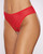 Allure Blushing Crotchless Panty With Pearls - Red O/S