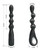 Pretty Love Federer Vibrating Beaded Anal Probe - Black