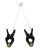 Fort Troff Hardwire Hanger Nipple Clamps - Black