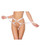 Satin Ribbon With Elastic Harness & Cuffs Set - White/Gold O/S