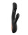 GEM Twin Balls Rabbit Vibrator - Black