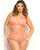 Floral Lace Underwire Teddy - Coral QN