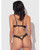 Nadia Lace & Mesh Cutout Teddy - Black SM