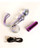 Cristal Orchid Pulse Glass Dildo With Removable Bullet Vibe - Purple