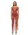 Patch Of Petals Sheer Mesh and Lace Gown With Thong 2 pc Set - Mauve MD