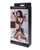 Sportsheets Velvet Noir Adjustable Hog Tie & Cuff Set - Black