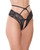 Lace Hipster Panty With Bow Detail - Black LG