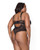 Lace Teddy With Padded Underwire Cups & Removable Neck Accent - Black 3X/4X