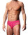 Prowler Lace Open Back Brief - Pink SM