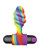 Bang! Vibrating Rainbow Butt Plug