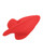 Pretty Love Carnation Manta Ray Finger Vibe - Red