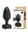 Pretty Love Osborn Medium Butt Plug With Multi Color Bottom Light - Black