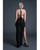 Allure Take Me Latex Look Vinyl and Mesh Teddy With Attached Skirt - Black MD