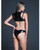 Allure Risque Lover Latex Look Vinyl Peek-A-Boo Teddy - Black XL