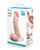 b-Vibe Slipskin 8" Curvy - Cream