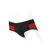SpareParts Tomboi Nylon Briefs Harness Red/Black Size XS