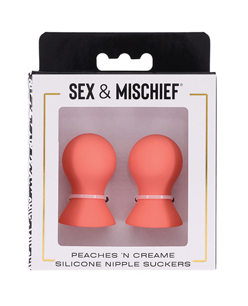 Sex & Mischief Peaches 'n CreaMe Silicone Nipple Suckers