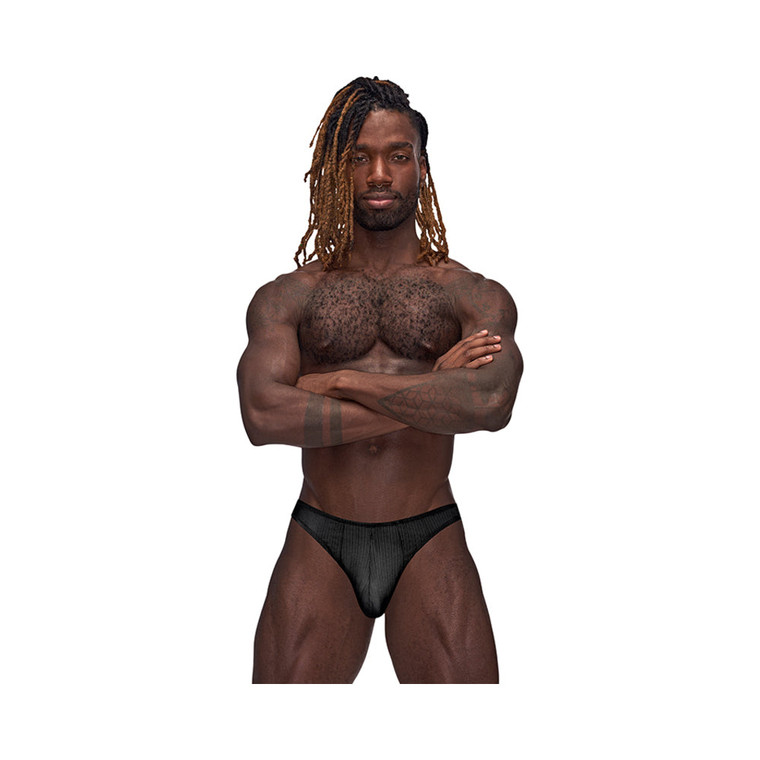 Male Power Barely There Moonshine Black L/XL