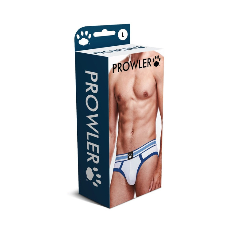 Prowler Brief White/Blue L