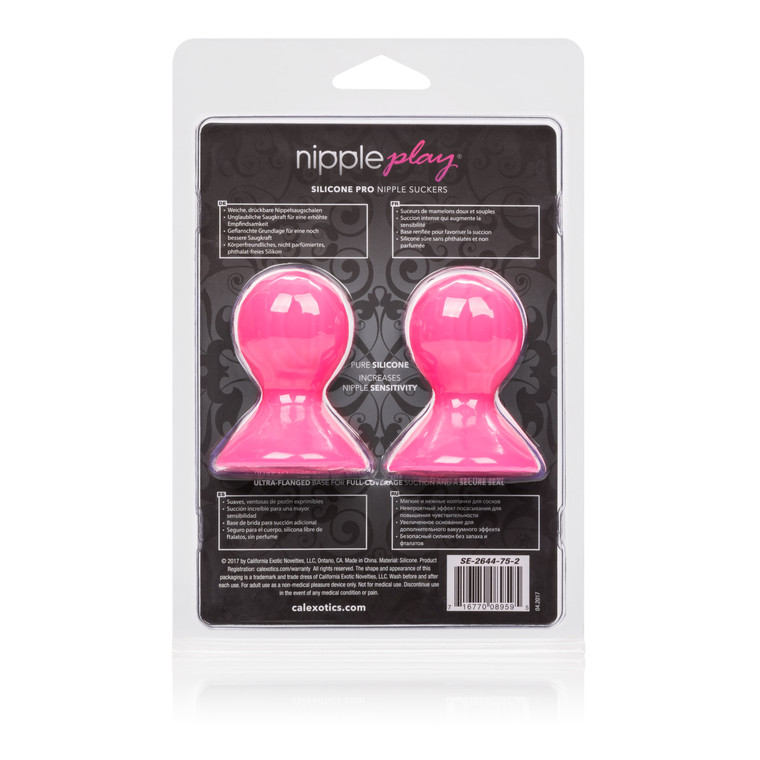 Nipple Play Silicone Pro Nipple Suckers - Pink