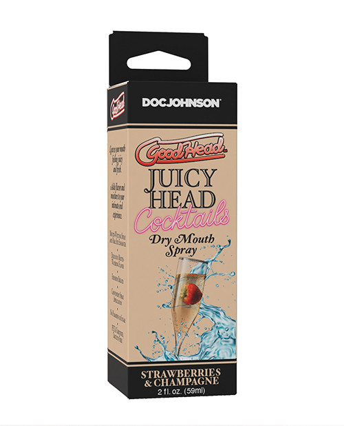 GoodHead Juicy Head Cocktails Dry Mouth Spray - Strawberries & Champagne