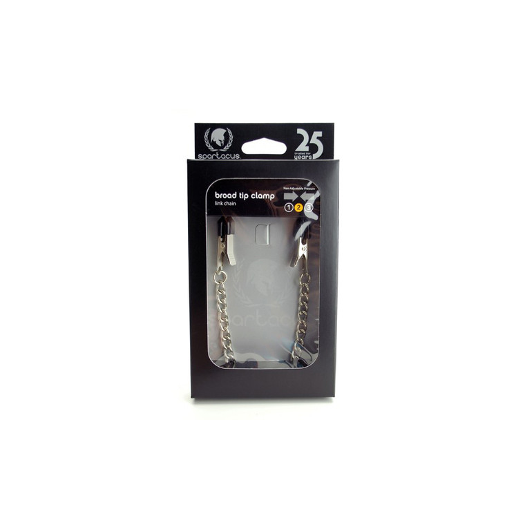 Broad Tip Clamp With Link Chain - Non-Adj.