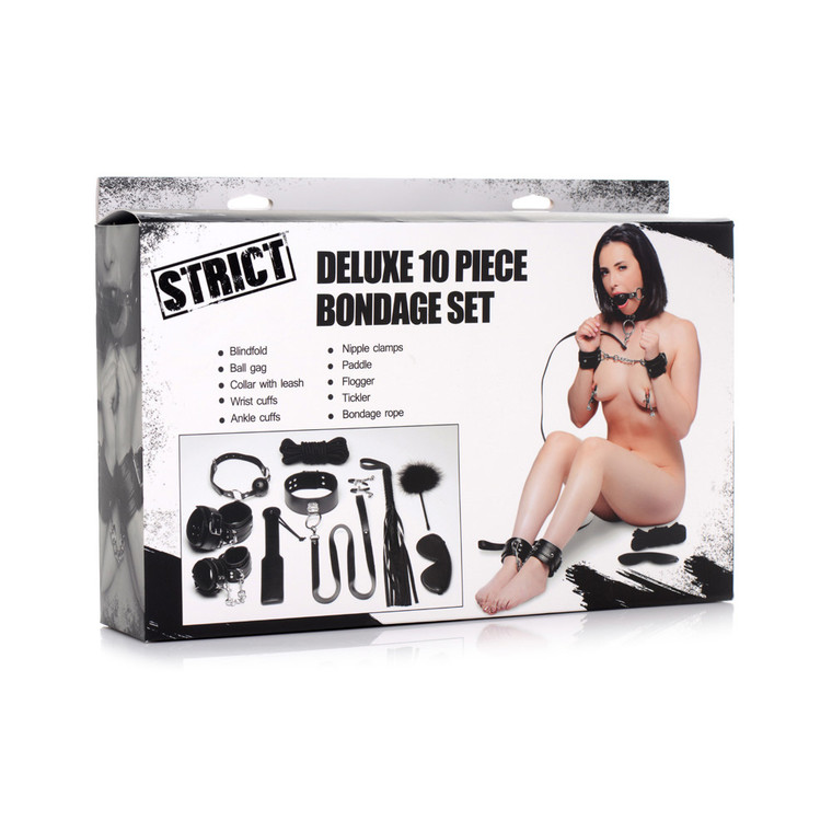 Strict Deluxe 10 Piece Bondage Set
