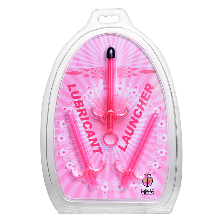 Trinity Vibes Lubricant Launcher (Set Of 3) Pink