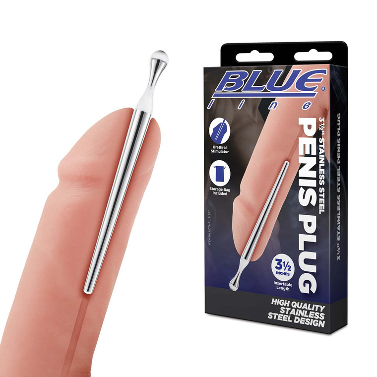 3.5" Stainless Steel Penis Plug