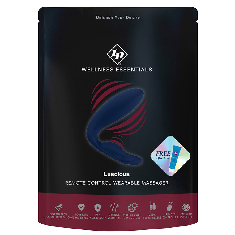 ID Luscious Remote Control Wearable Massager Bag