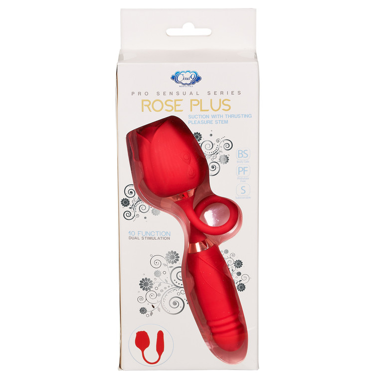 Cloud 9 Health & Wellness Rose Plus With Thrusting Pleasure Stem