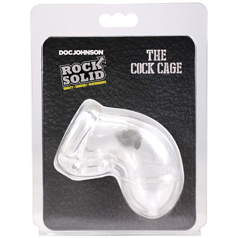 Rock Solid The Cock Cage Clear