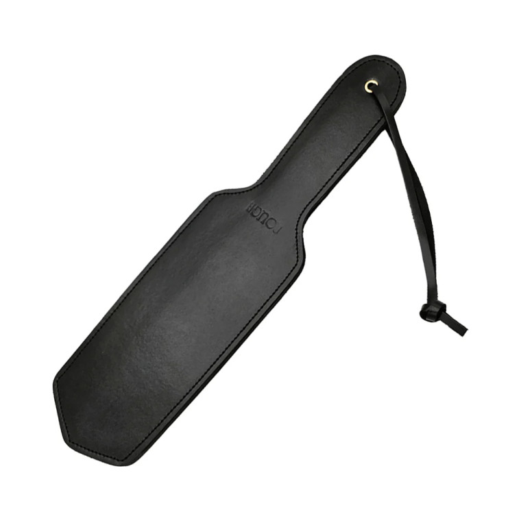 Rouge Leather Paddle Black with Gold Accessories