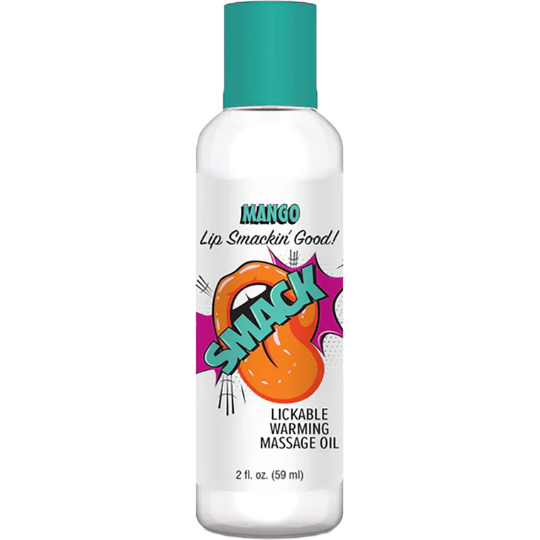 Smack Lickable Massage Oil Mango 2 oz.