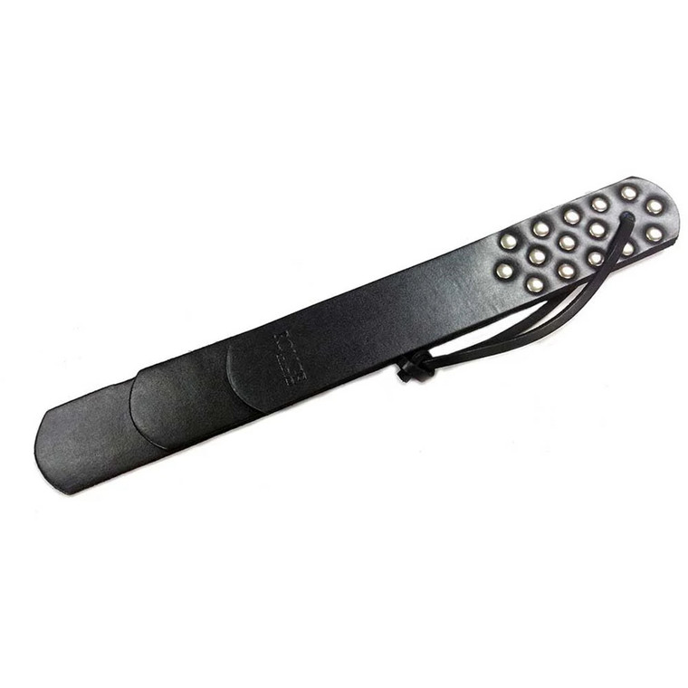 Rouge Leather Three Strap Paddle Black