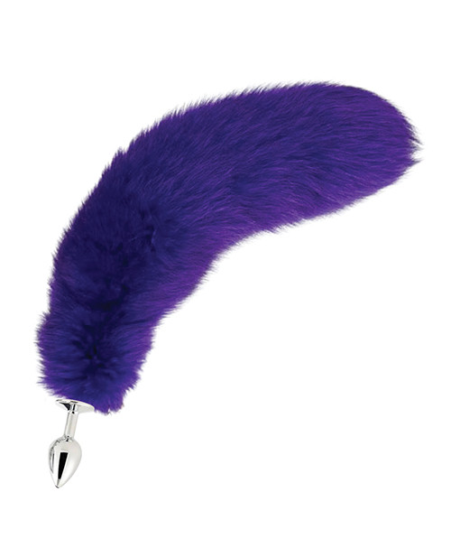 Fox Tail Small Plug - Bright Purple
