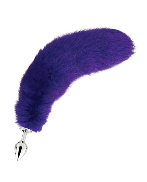 Fox Tail Medium Plug - Bright Purple