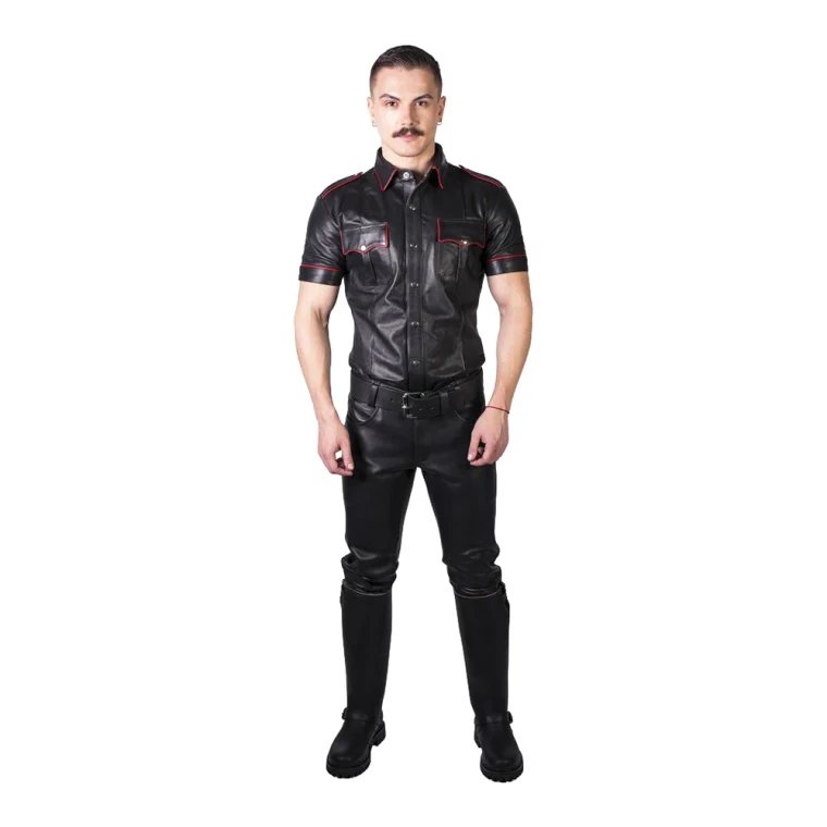 Prowler RED Leather Jeans Black 34 in.