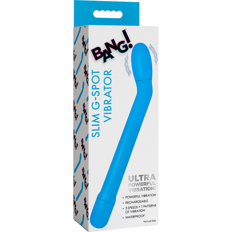 Bang! Slim G-Spot Vibrator Blue