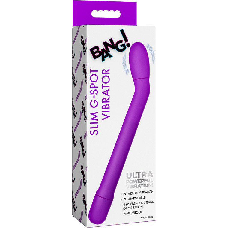 Bang! Slim G-Spot Vibrator Purple