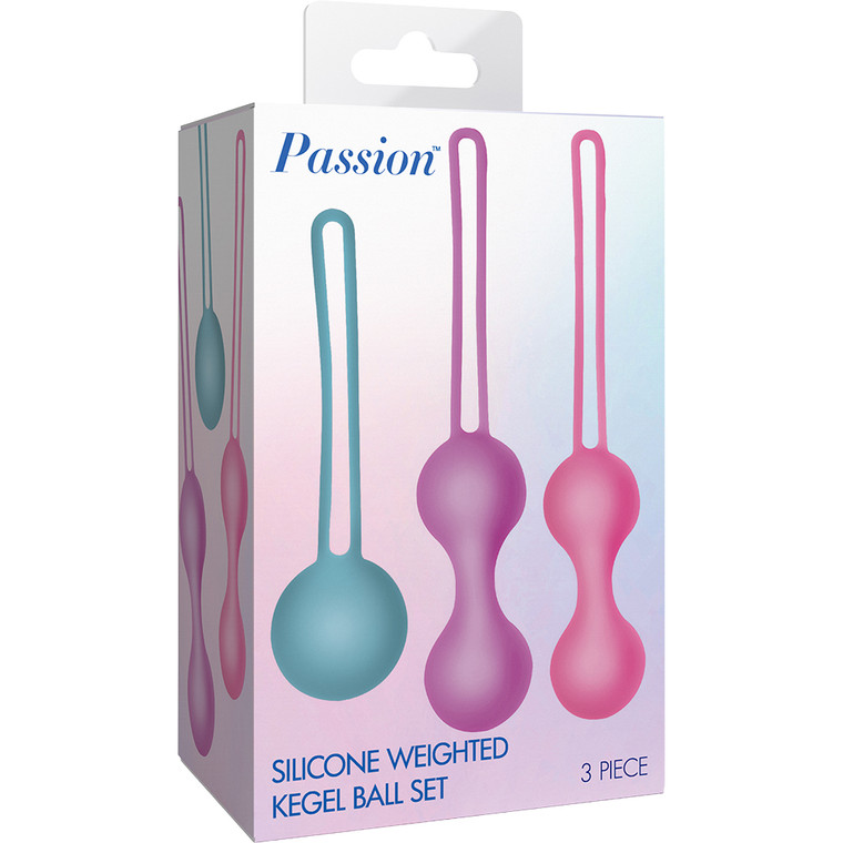 Passion Silicone Weighted Kegel Ball Set