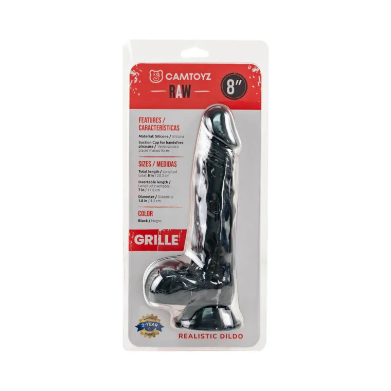 Camtoyz Raw Grille Realistic 8 in. Dildo