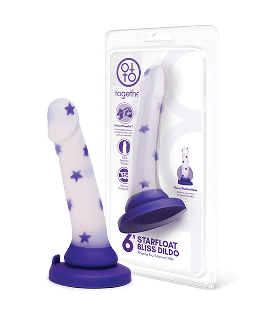 Together 6" Starfloat Bliss Dildo - Purple