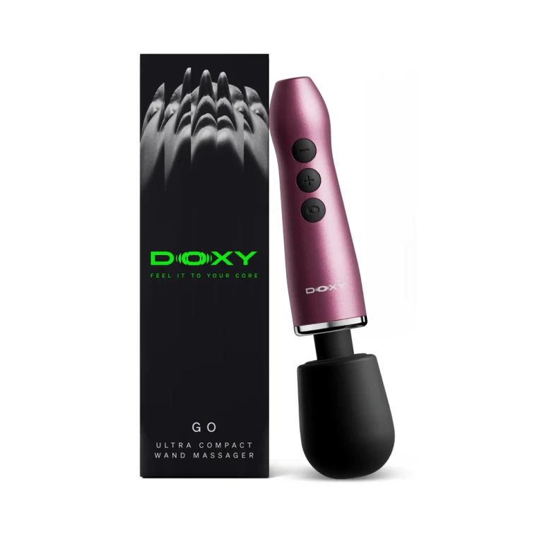 Doxy Go Travel-Sized Wand Massager Pink