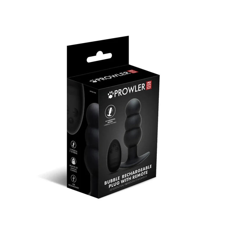 Prowler RED Bubble Rechargeable Plug with Remote