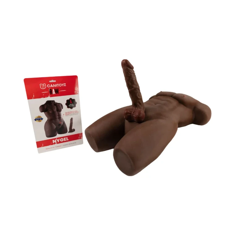 Camtoyz Raw Torso Masculino Nygel Piel Oscura Chocolate