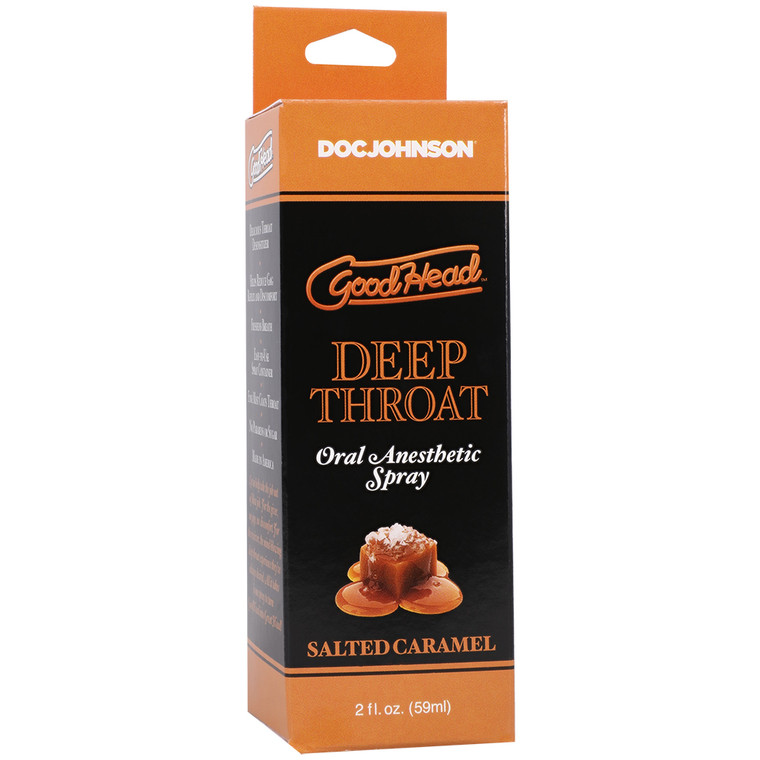 Goodhead Deep Throat Spray Salted Caramel 2 oz.